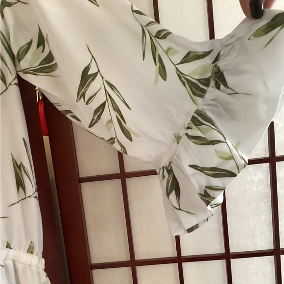 PIYAMA leaf print casual romper - Picture 6 of 7